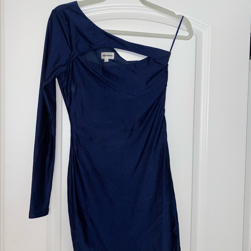 Superdown One Sleeve Dress